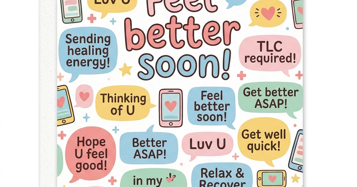 other ways to say get well soon