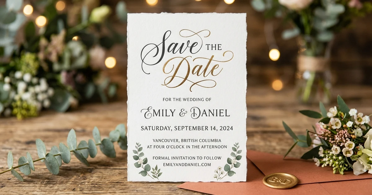 other ways to say save the date