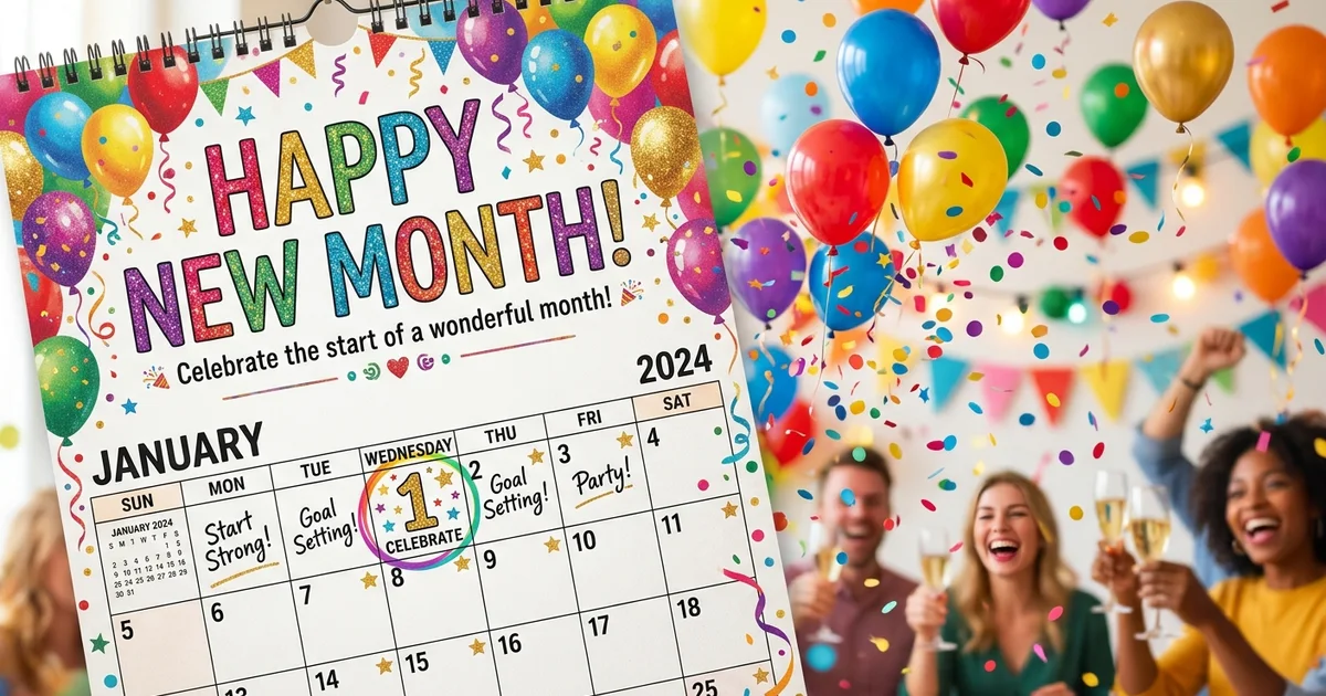 Other Ways to Say Happy New Month