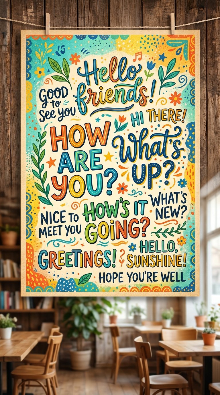 other ways to say how are you
