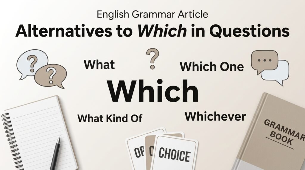 Other Ways to Say Which in English