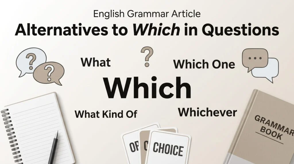 Other Ways to Say Which in English