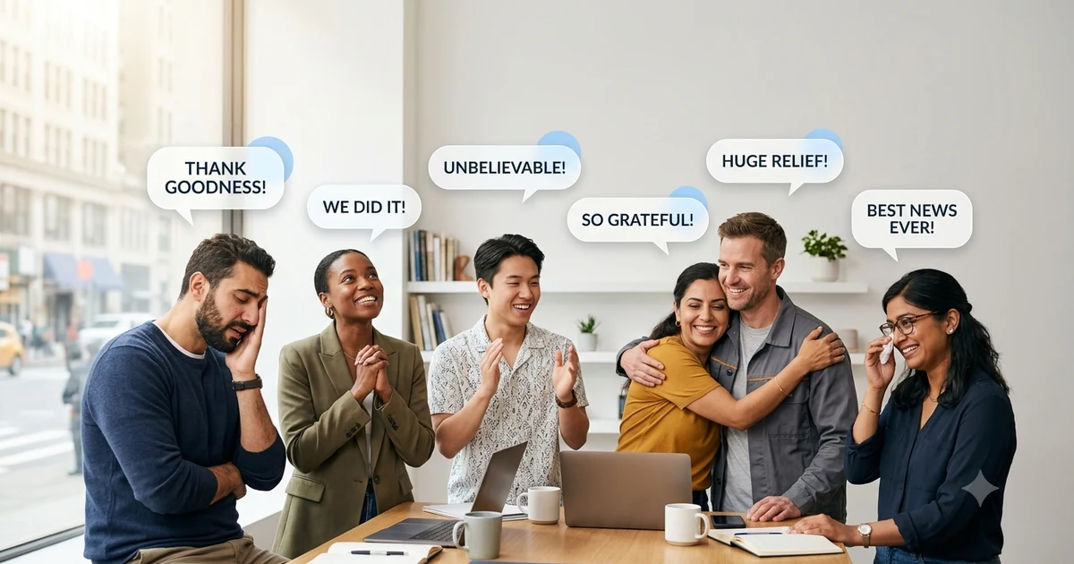 other ways to say thank god