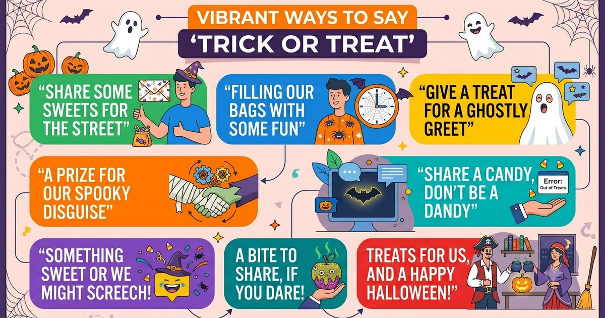other ways to say trick or treat