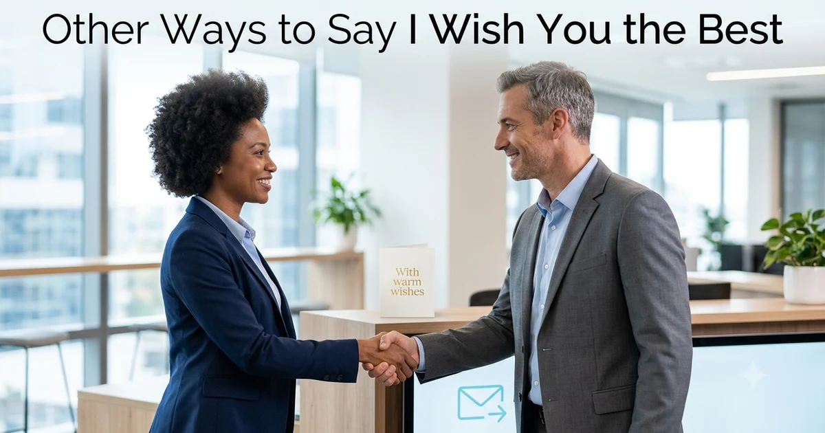 other ways to say i wish you the best
