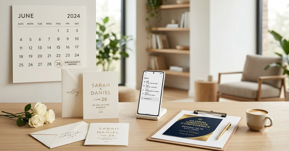 other ways to say save the date