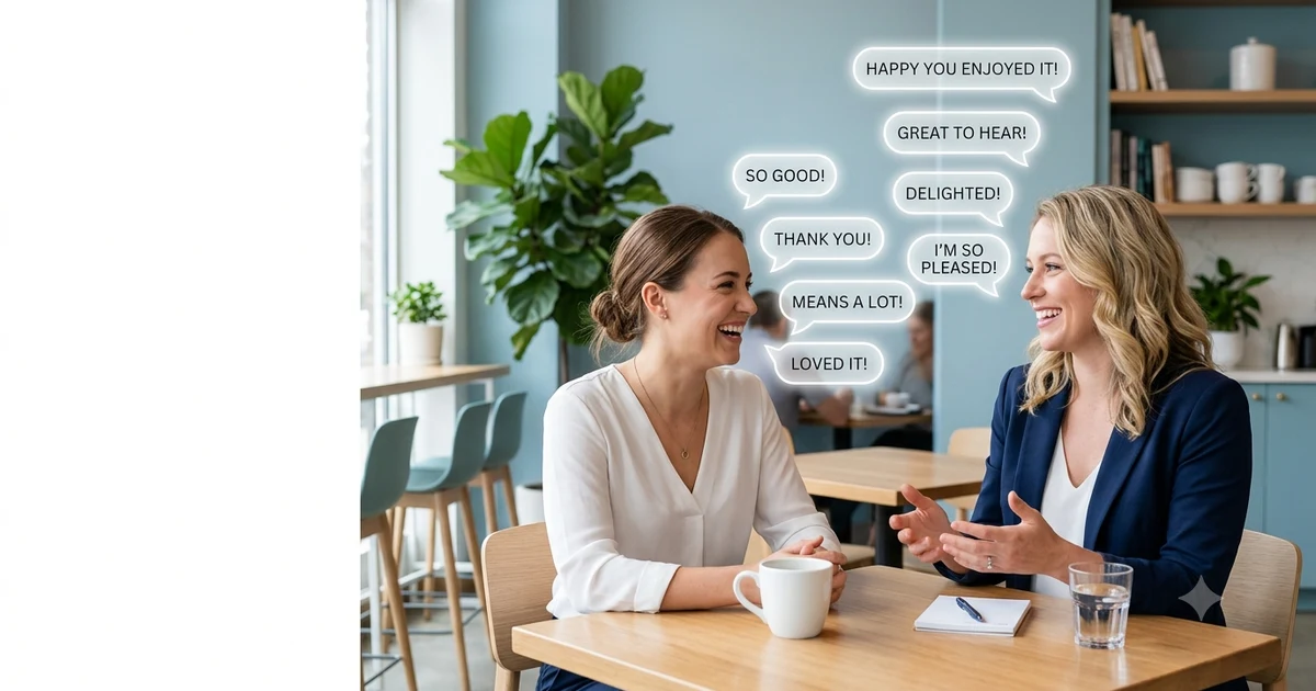 other ways to say glad you like it