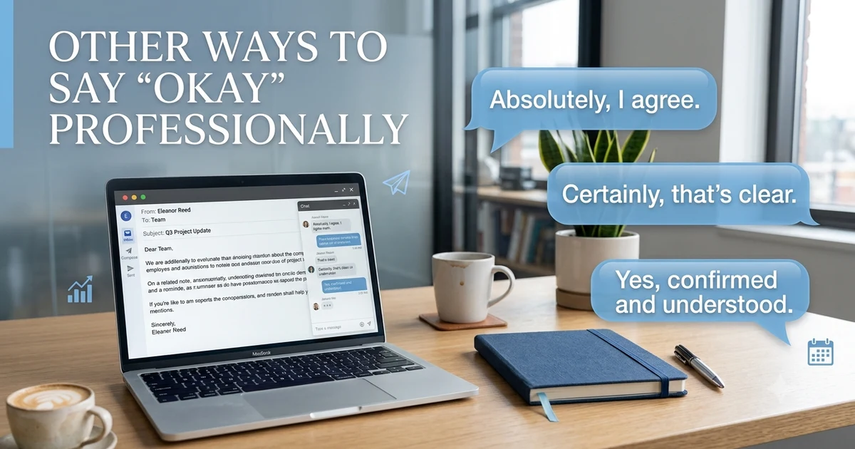 other ways to say okay professionally