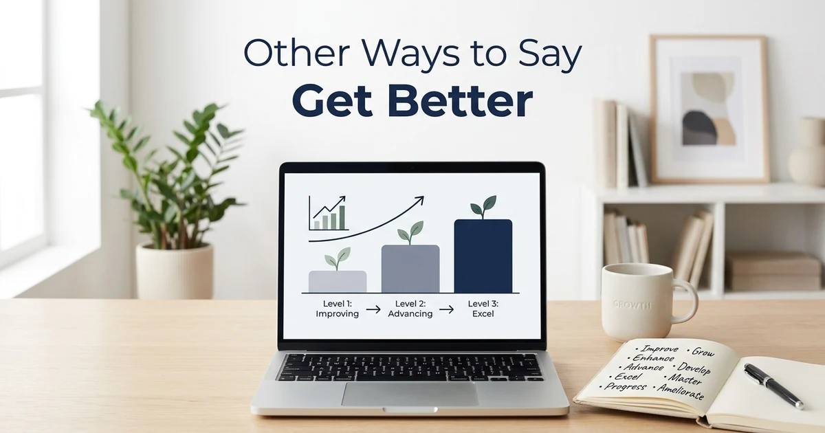 Other Ways to Say Get Better