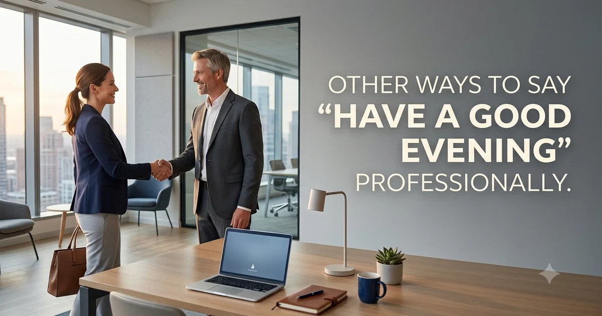 other ways to say have a good evening professionally 2