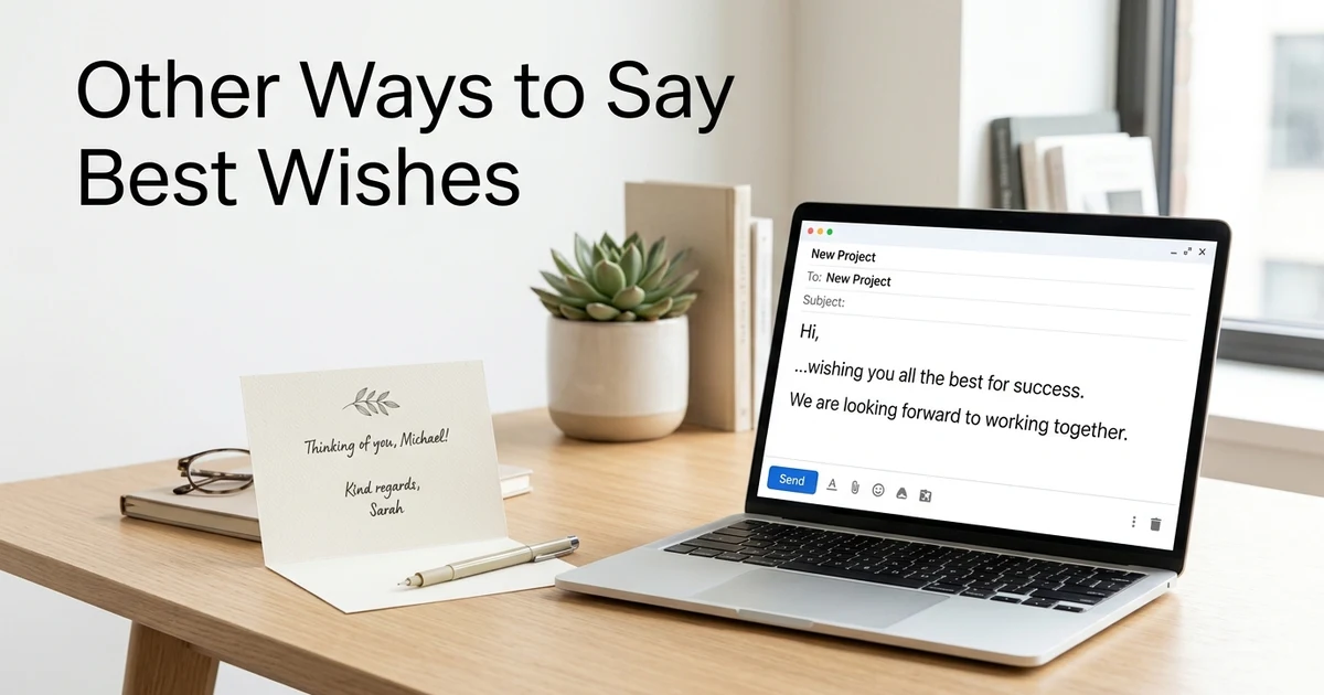 other ways to say best wishes
