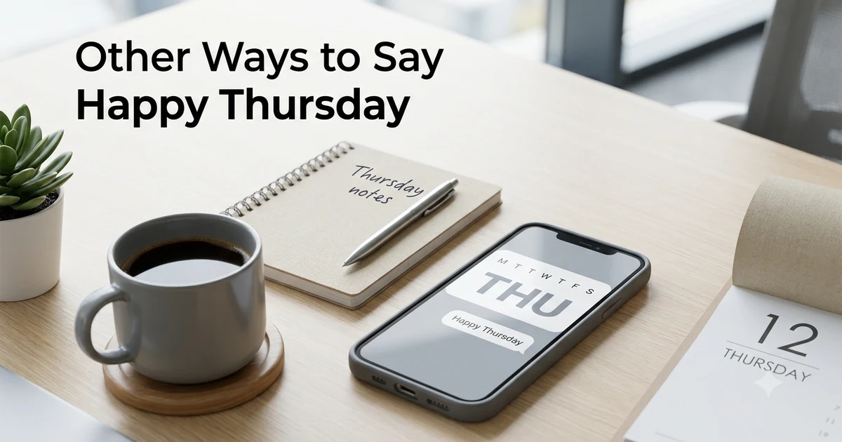 other ways to say happy thursday