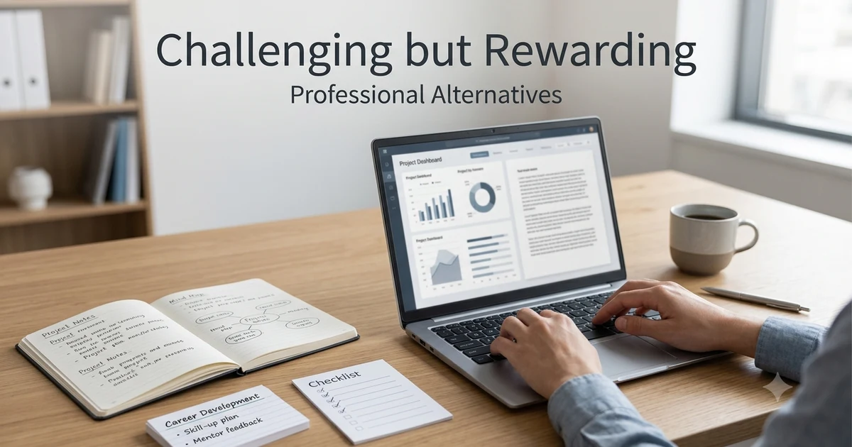 other ways to say challenging but rewarding professionally