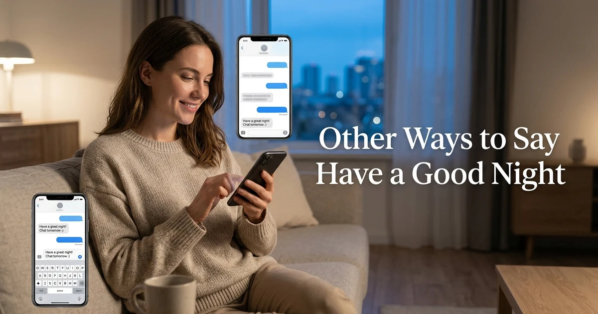Other Ways to Say Have a Good Night