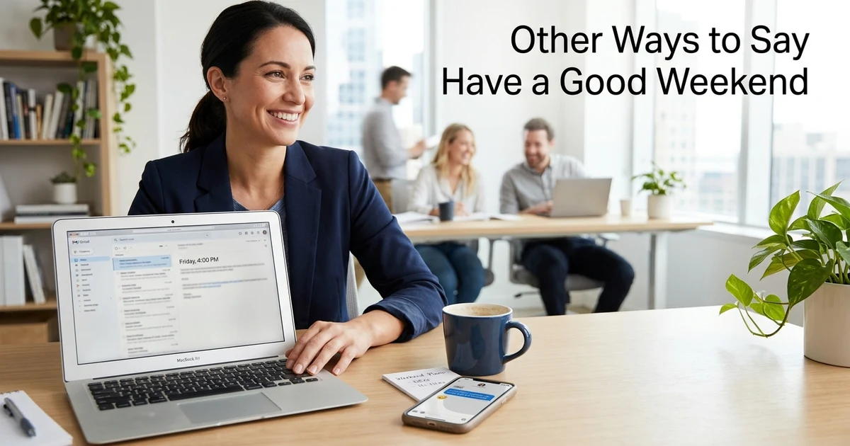 Other Ways to Say Have a Good Weekend