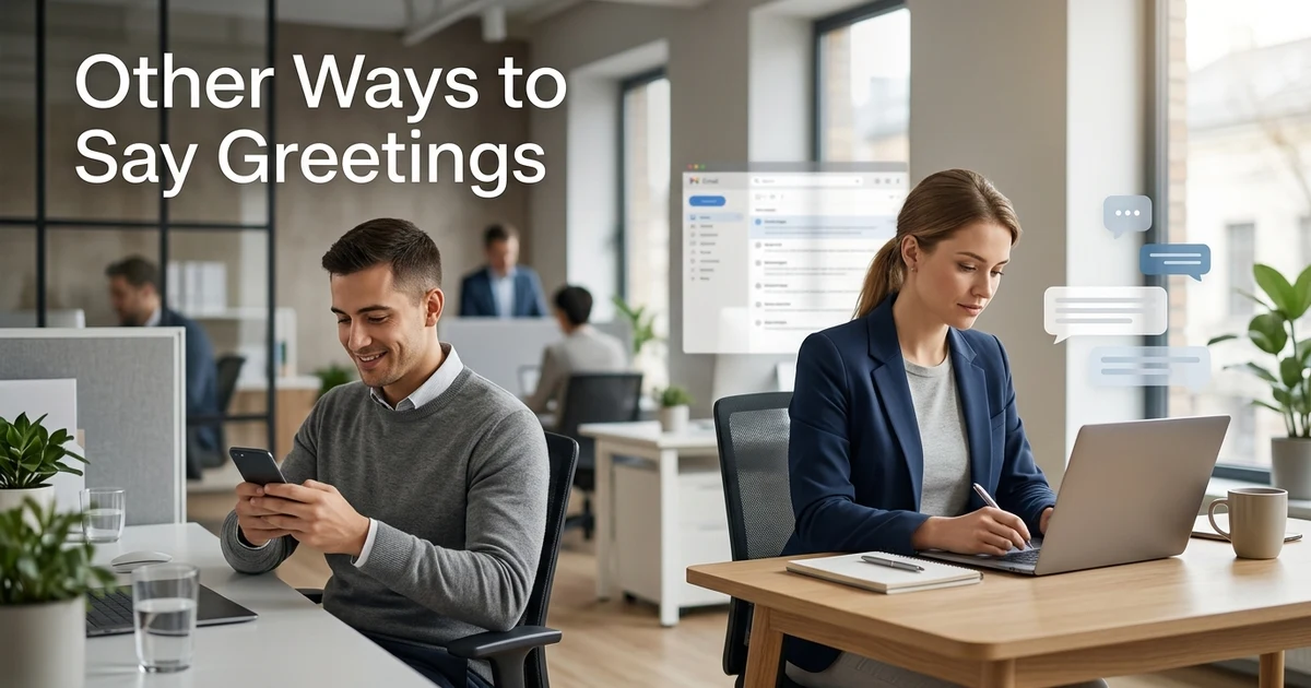 Other Ways to Say Greetings