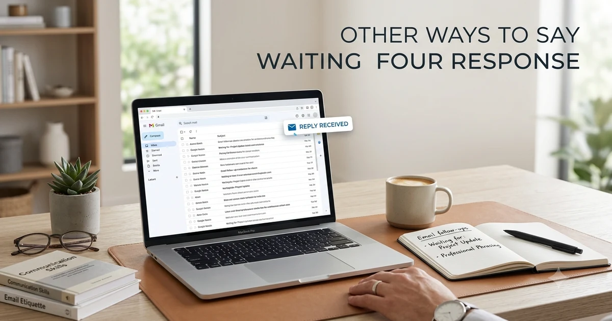 other ways to say waiting for your response