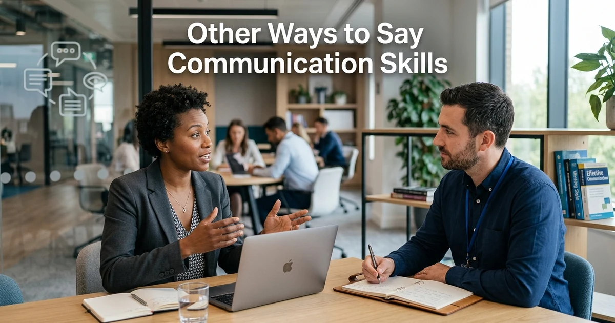 Other Ways to Say Communication Skills