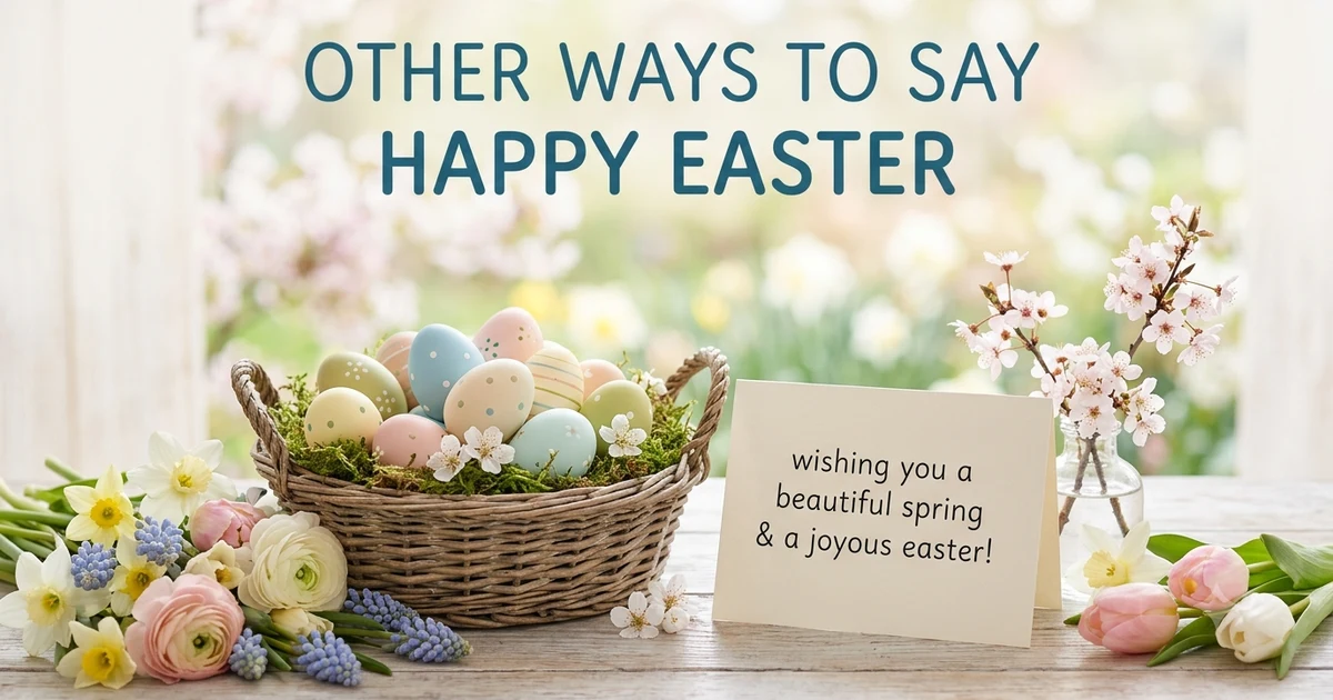 other ways to say happy easter