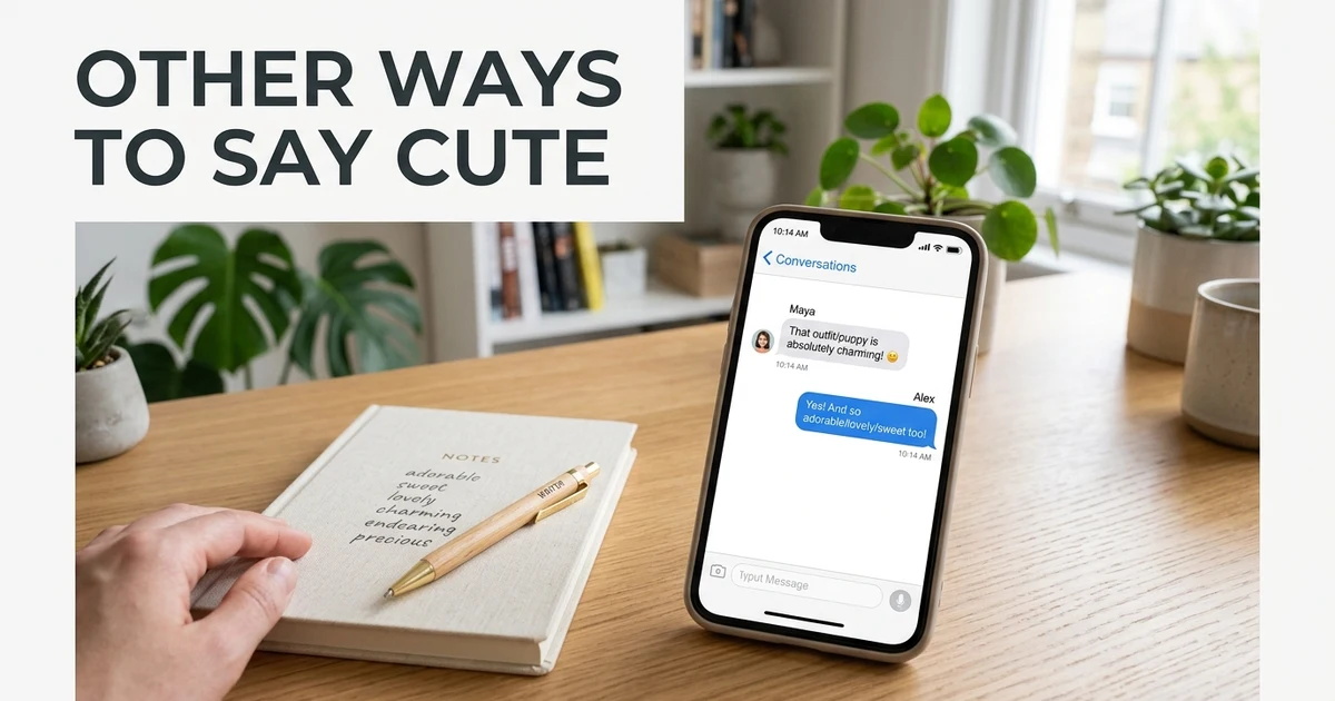 Other Ways to Say Cute